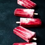 Kirsch Vanille Eis am Stiel