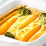 Bunte Möhren Quiche mit Brokkoli