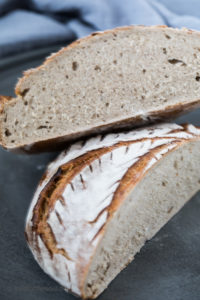 Einfaches Roggenmischbrot Mit Sauerteig