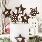 Lebkuchen Sterne Cake Pops ohne Cake Pop Maker