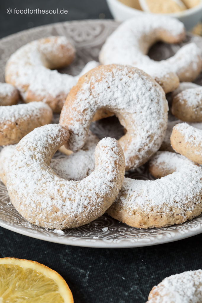 Weihnachtliche Orangen Ingwer Kipferl