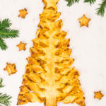 Schnelle Weihnachtsbaum Tomate Mozzarella Brotsticks