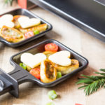 Gebratene Maultaschen aus dem Raclette Ofen mit Raclette Suisse