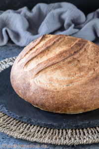 Friss dich dumm Brot backen ohne Topf food for the soul FDD Weizenmischbrot Mischbrot einfach schnell leicht