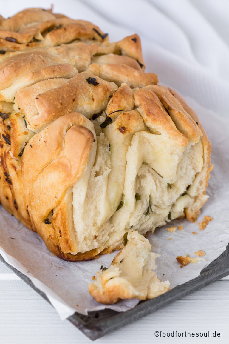 Knoblauchbrot als Zupfbrot - food for the soul