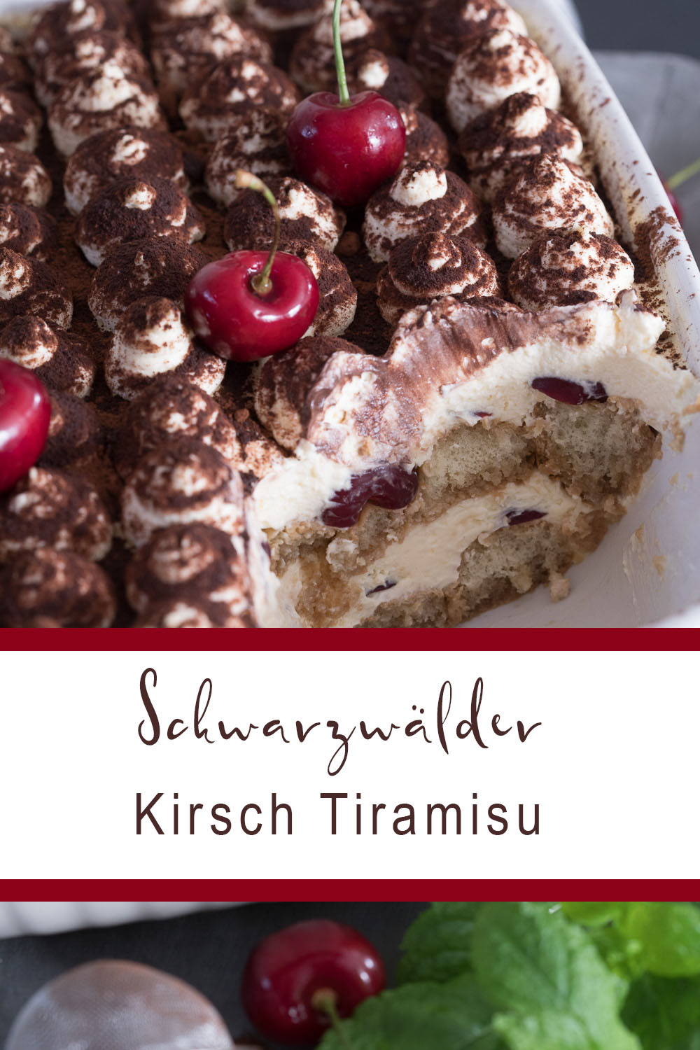 Schwarzwälder Kirsch Tiramisu - food for the soul