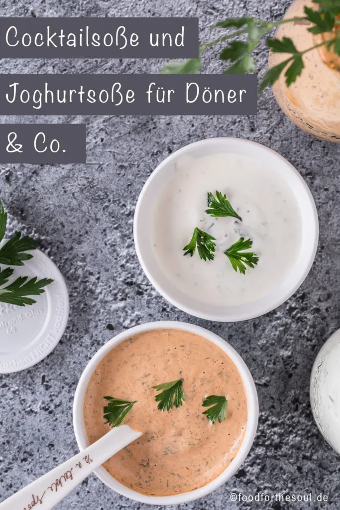 Cocktailsoße und Joghurtsoße für Döner | Dönersoße Rezept