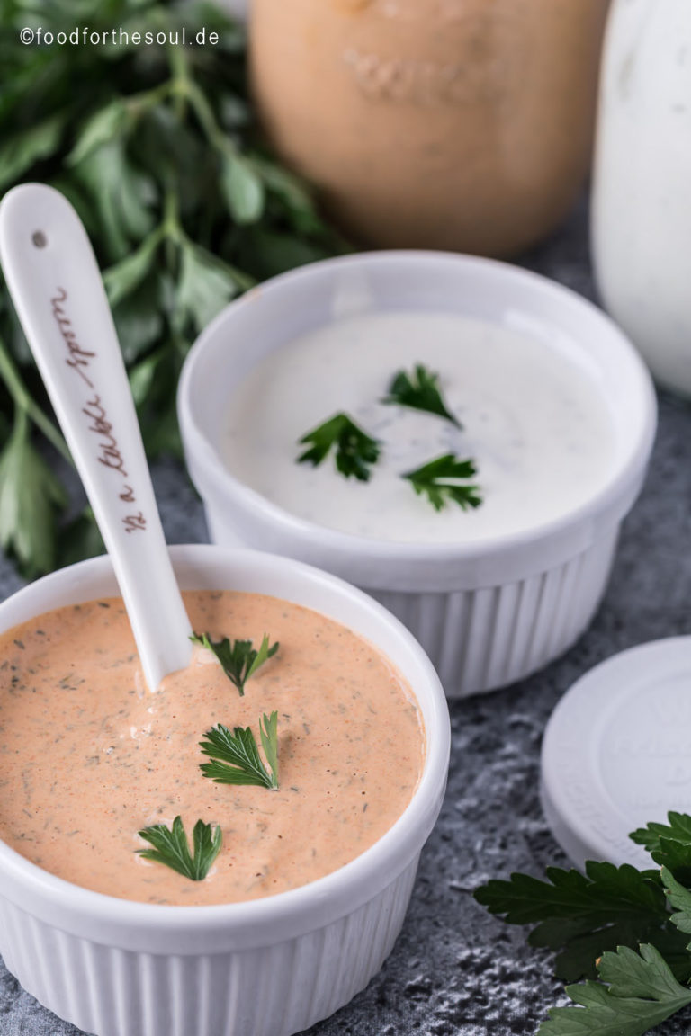 Cocktailsoße und Joghurtsoße für Döner | Dönersoße Rezept Cocktailsoße und Joghurtsoße für Döner | Dönersoße Rezept