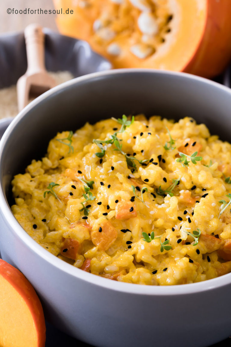 Cremiges Hokkaido Kürbisrisotto Rezept - food for the soul