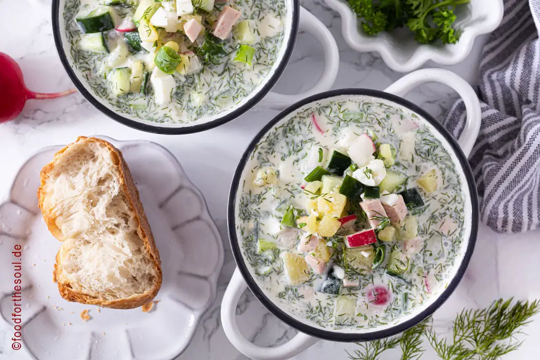 Okroschka - Russische kalte Suppe - food for the soul