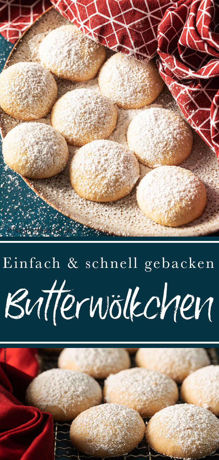 Butterwölkchen - einfache zarte Plätzchen - food for the soul
