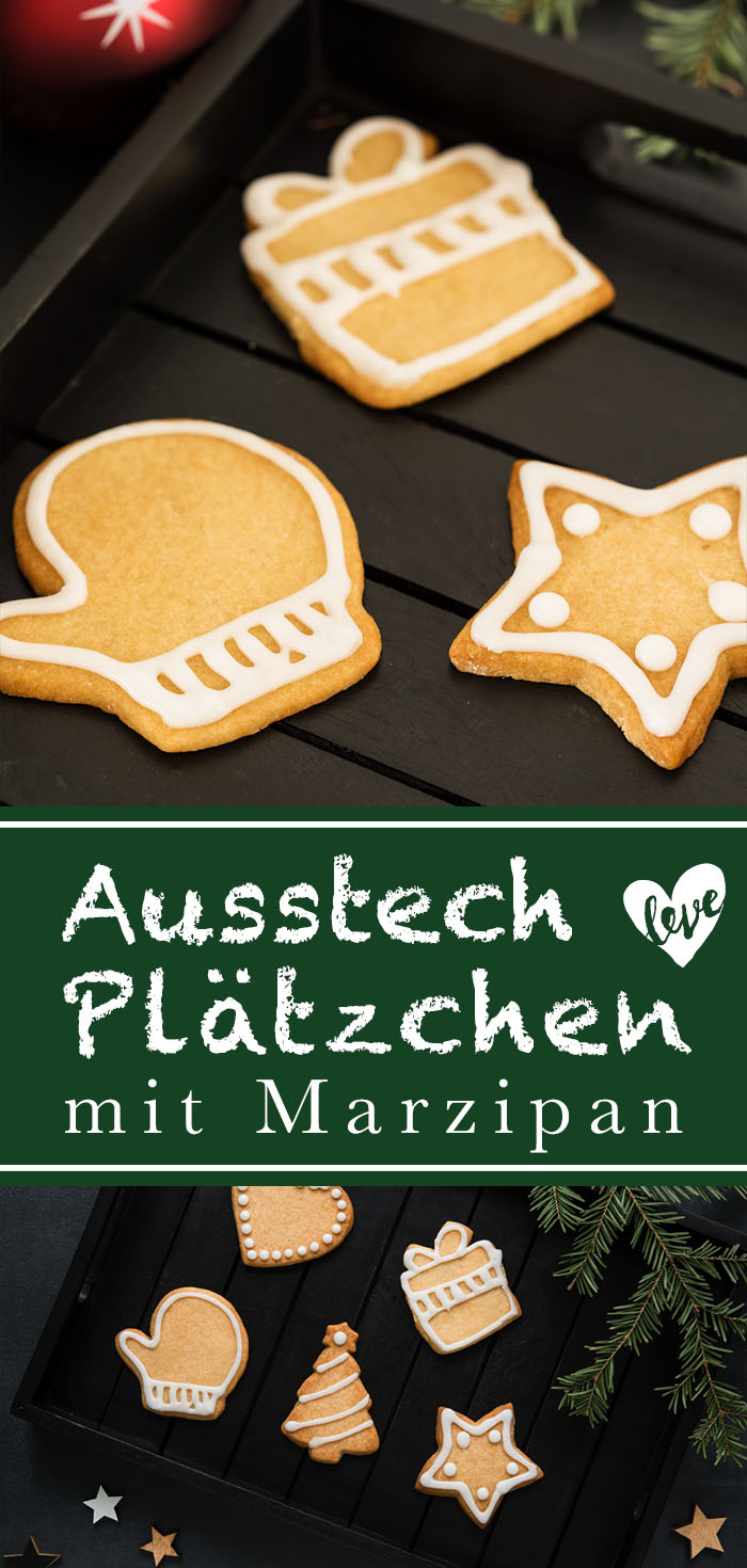 Ausstechplätzchen mit Marzipan - food for the soul