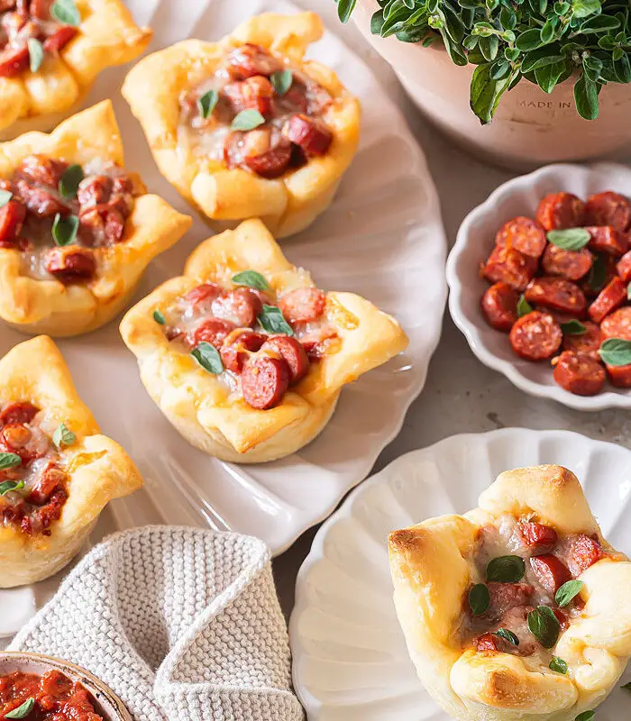 Pizza Muffins - schneller Party Snack - food for the soul