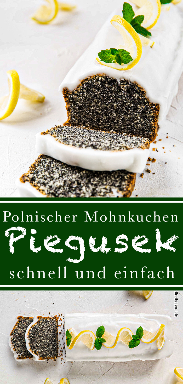 Piegusek - Polnischer Mohnkuchen - food for the soul