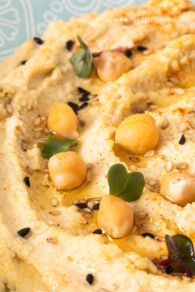 Bester Hummus aus getrockneten Kichererbsen - einfaches Rezept