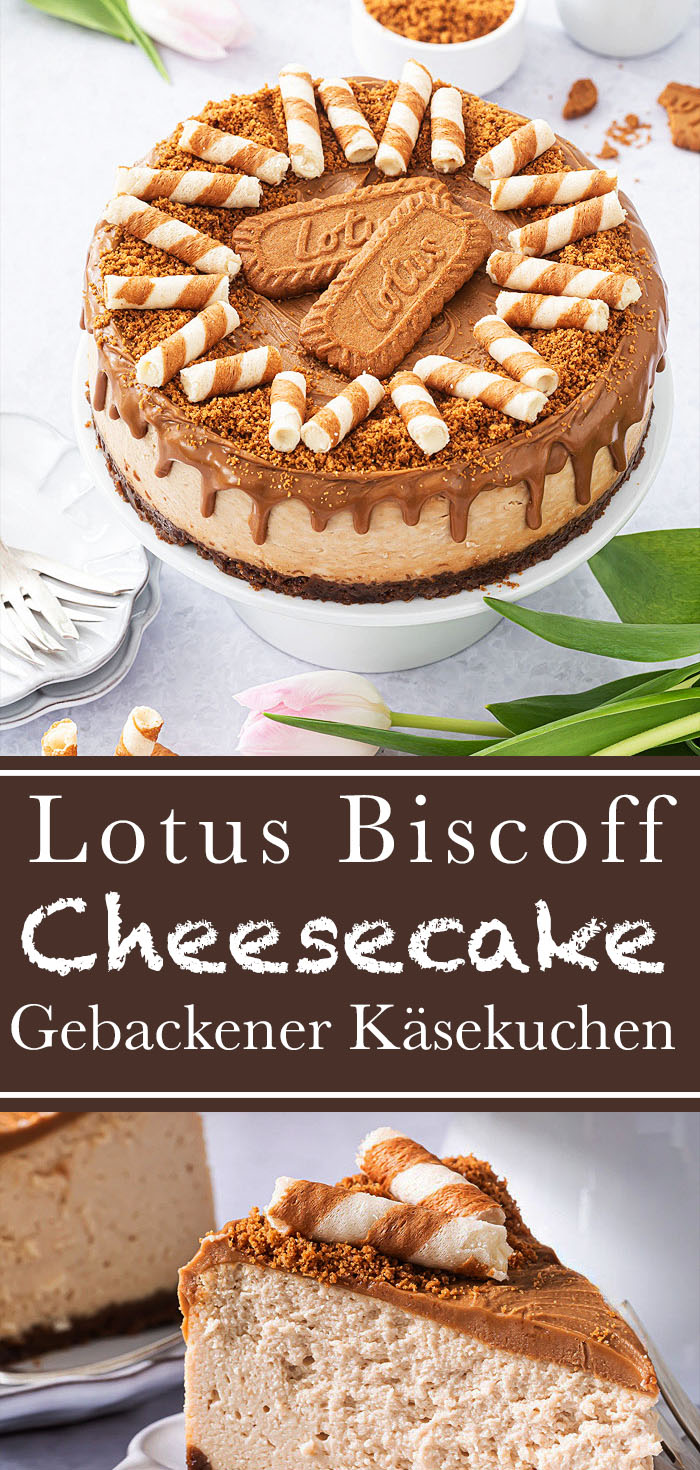 Lotus Cheesecake - Käsekuchen mit Karamell