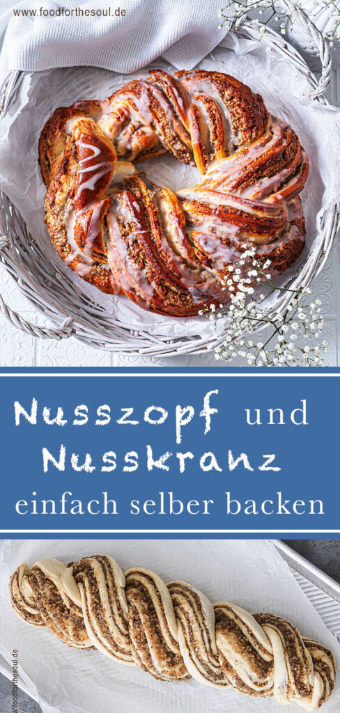 Nusszopf oder Nusskranz selber backen Nusszopf oder Nusskranz selber backen