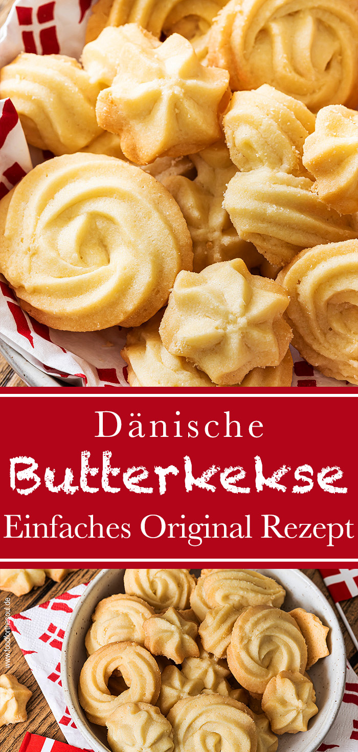 Dänische Butterkekse - einfaches Original Rezept