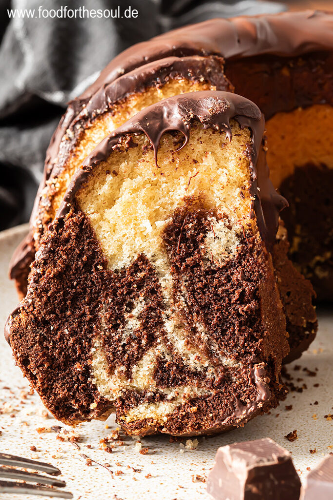 Saftiger Marmorkuchen - bestes Rezept für Marmor-Gugelhupf