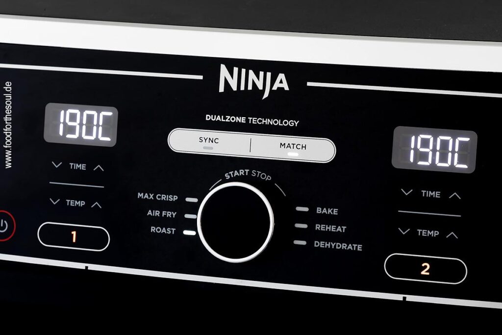 Einstellungen vornehmen für Airfryer Kartoffeln - Schritt 7