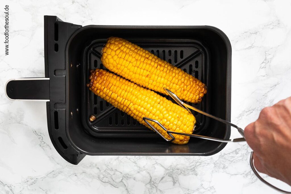 Maiskolben im Airfryer zubereiten - Schritt 5