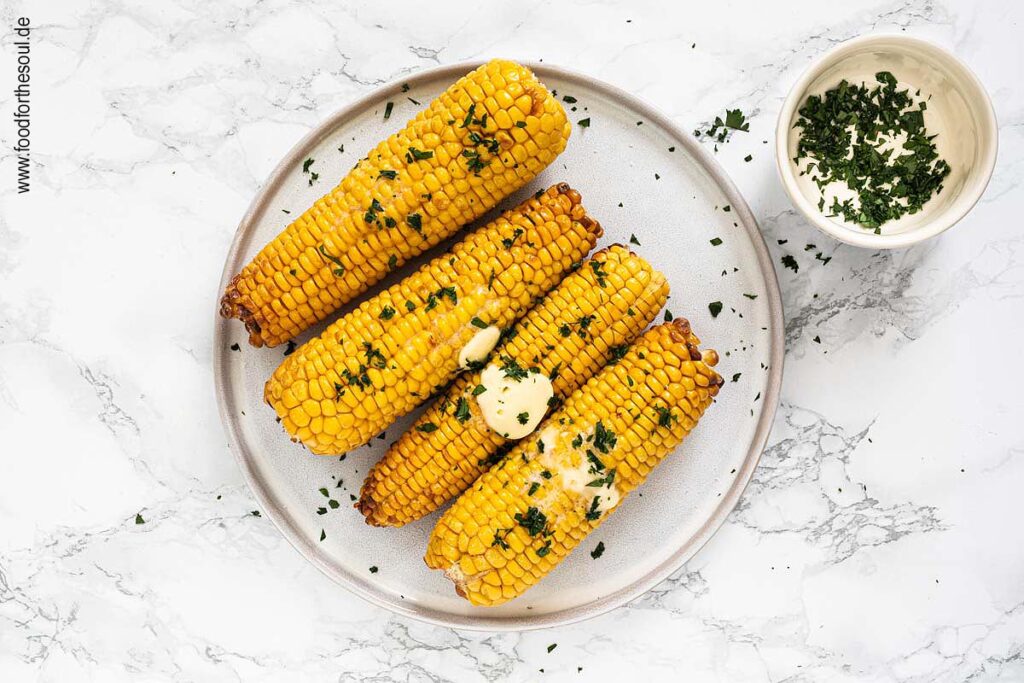 Maiskolben im Airfryer zubereiten - Schritt 6