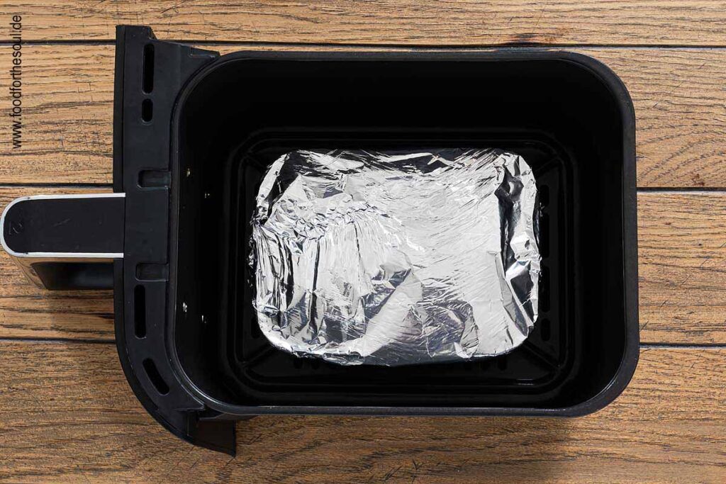 Leberkäse im Airfryer backen - Schritt 4