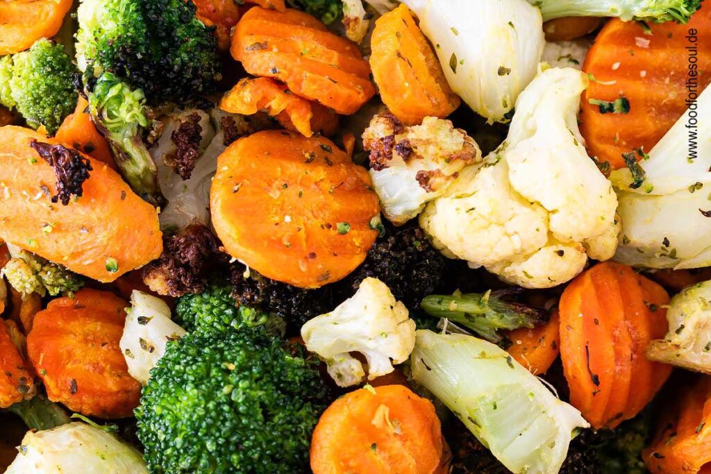 TK Gemüse im Airfryer gegart