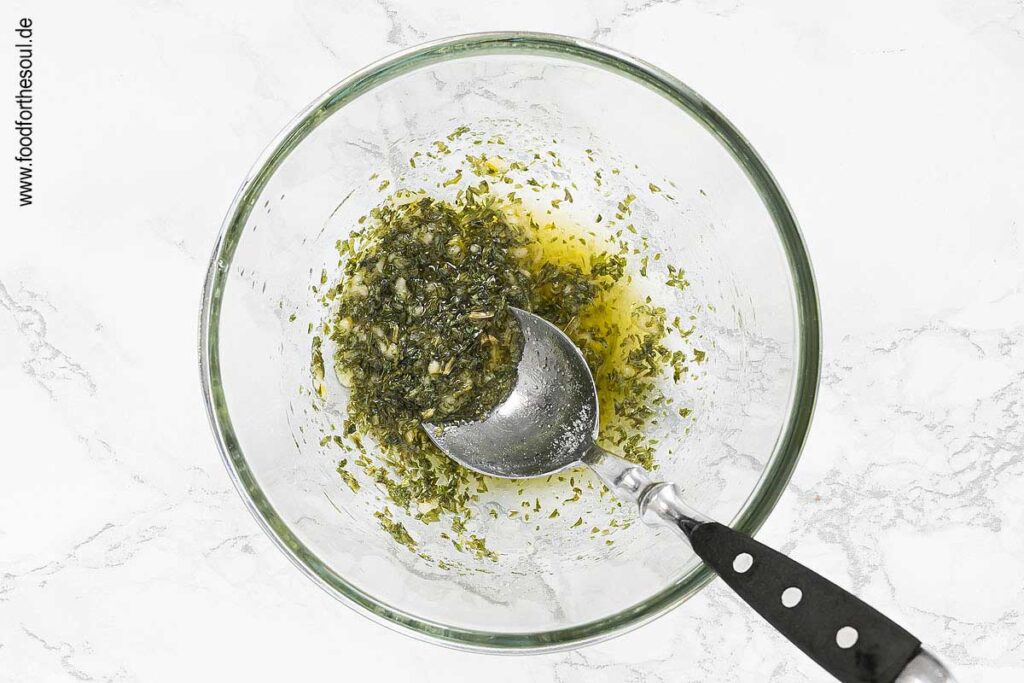 Marinade für Airfryer Gemüse anrühren - Schritt 2