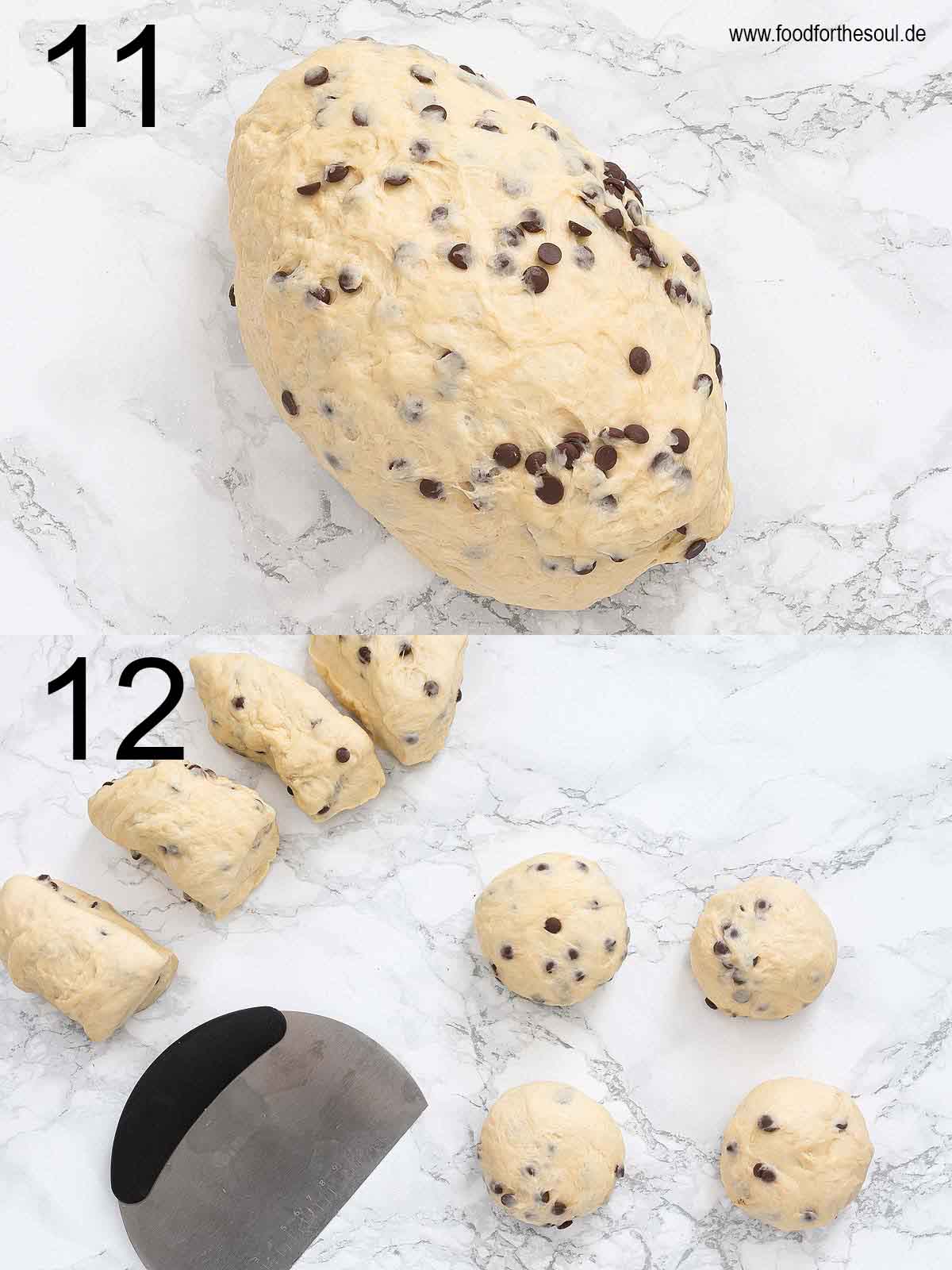 Schokobrötchen Rezept - Schritt 11 und 12