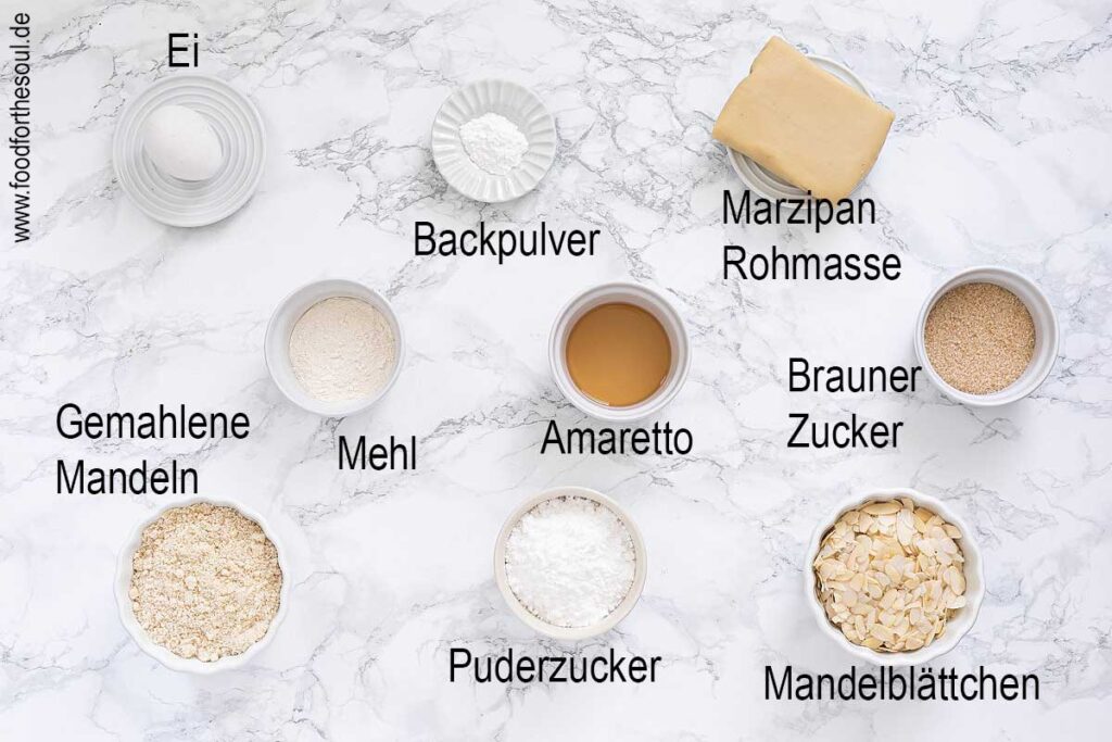 Zutaten für Mandorlinis