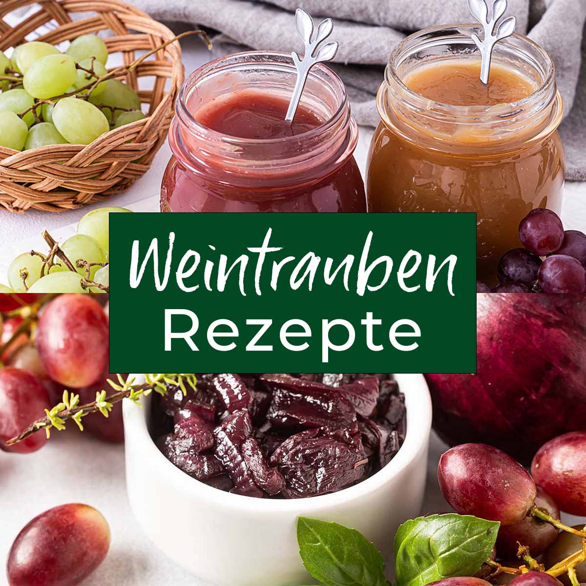 Weintrauben Marmelade und Chutney