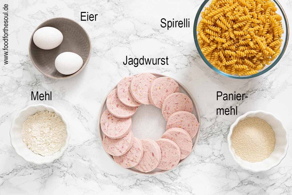 Zutaten für DDR Jägerschnitzel