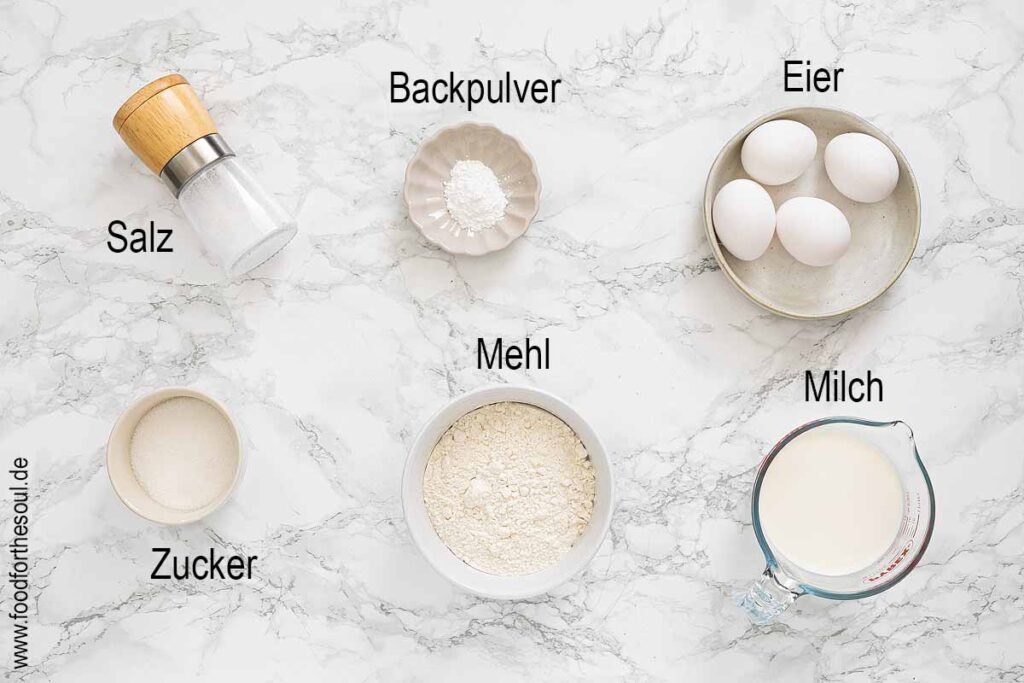 Eierkuchen nach Omas DDR Rezept - fluffig und einfach